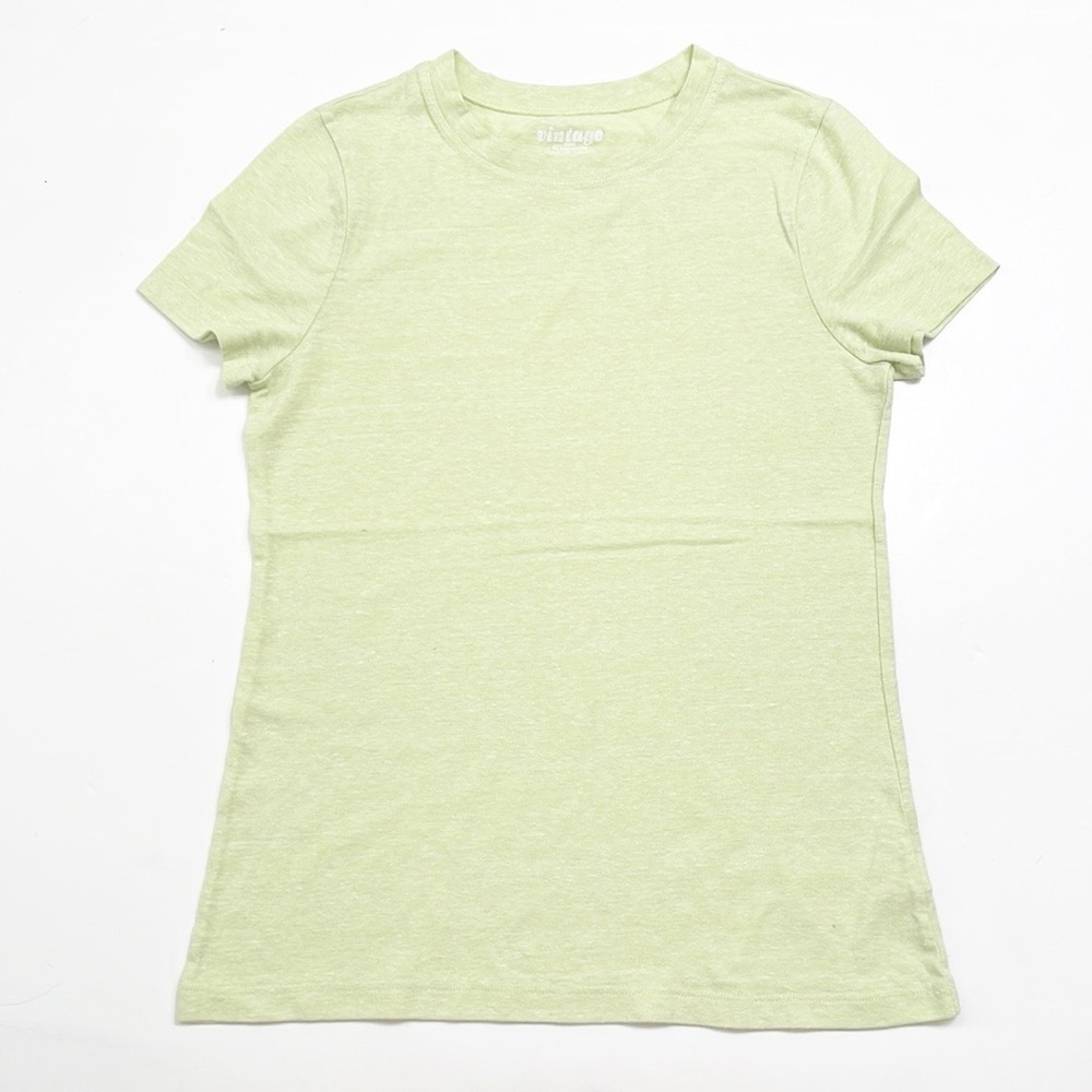 Old Navy lime green Vintage crew tee